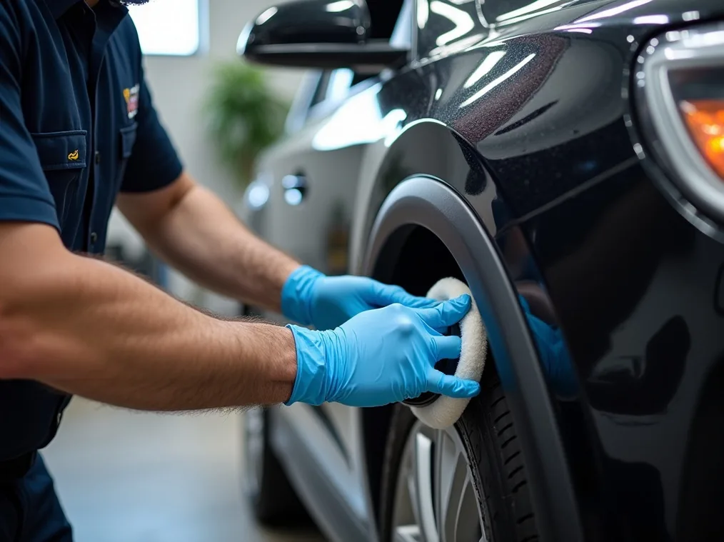 Professional auto detailing and paint polishing service